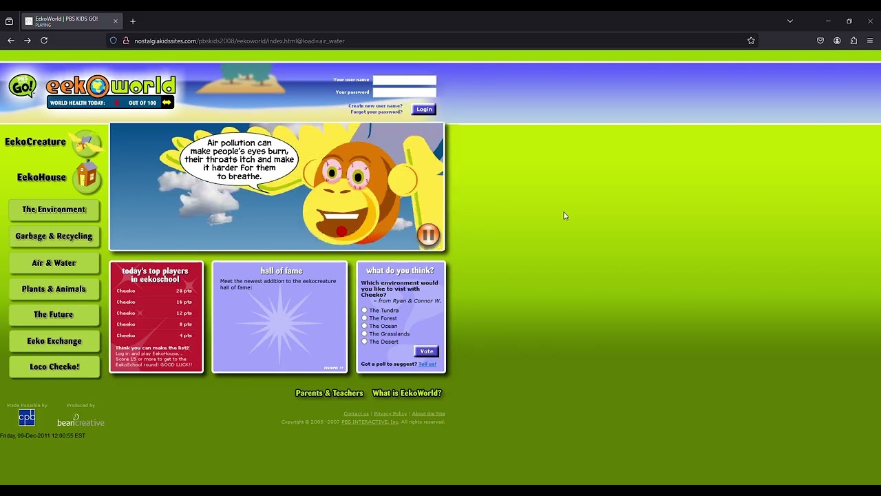 ПК-лонгплей - EekoWorld PBS KIDS Webpage 2005 - 2007 [Исправлено]