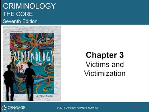 Chapter 03 Lecture on Victims and Victimization