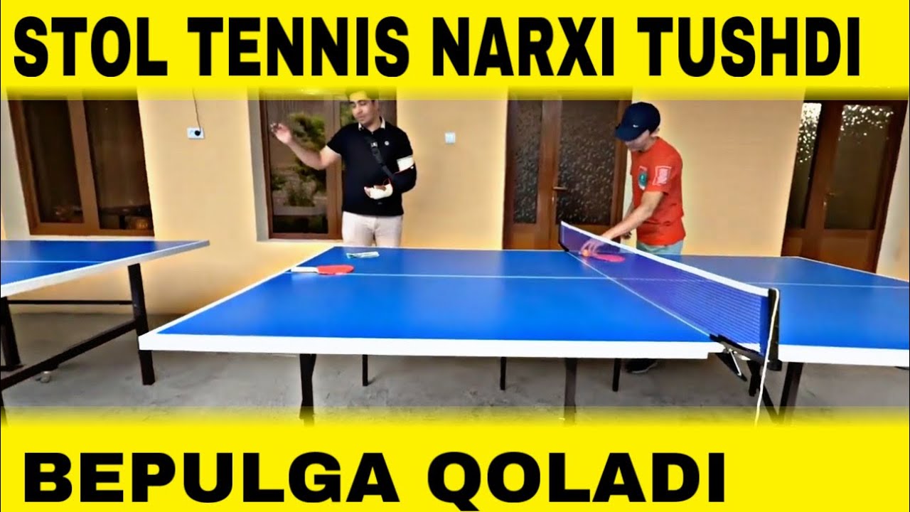 STOL TENNIS NARXI TUSHDI. BEPULGA QOLADI. 2025