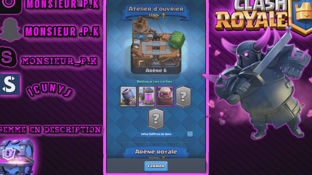 Pack opening clash Royal #1 - 