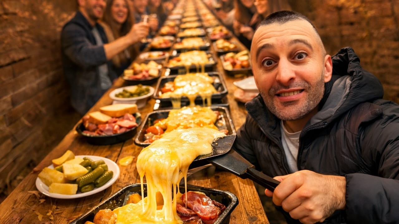 LA PLUS GROSSE RACLETTE DE FRANCE ! @mathoucann  !