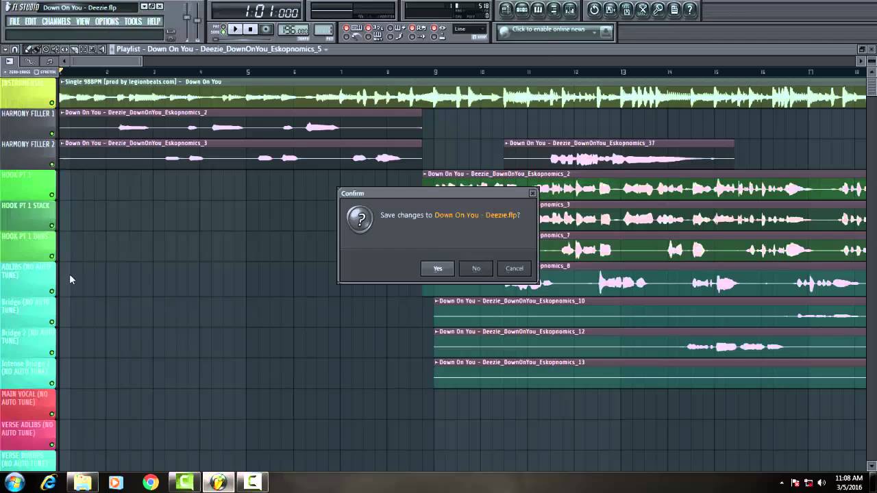 fl studio bouncing out wav files - YouTube