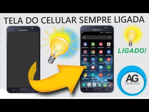 Como DEIXAR a TELA do Celular sempre LIGADA