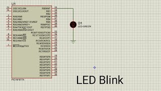 Blink Led using PIC Microcontroller | PIC16F877A and MPLABX IDE screenshot 3