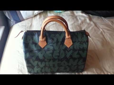 ORIGINAL Louis Vuitton GRAFFITI Speedy 30 Stephen sprouse