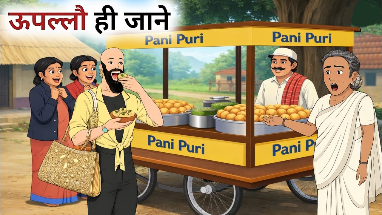 ऊपल्लौ ही जाने | Funny 🤣 Story | thand ka kahar | Moral story | kahaniyan | Hindi kahani ||