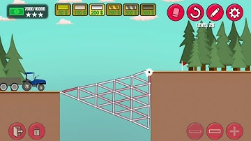 Bridge Builder epic $2000000 bridge | Epic bridge builder level 26 | How to play bridge build game
