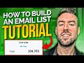 How To Build Email List For Digital Marketing in 2024! [Step by Step]
