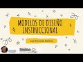 Modelos de Diseño Instruccional