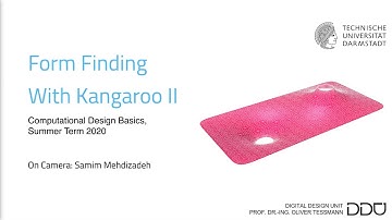 Grasshopper - Form Finding with Kangaroo Pt. 1