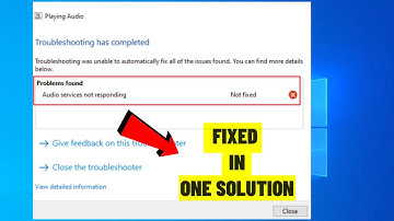 (FIXED) Audio service Not Responding In Windows 10 | 2 solution | 100% working (2023)