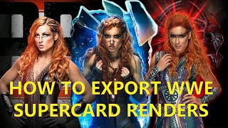 How to Extract Textures from WWE Supercard