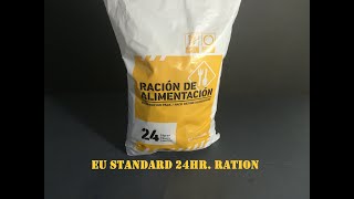 European Standard 24Hr Ration | Ration Review and Taste Testing.