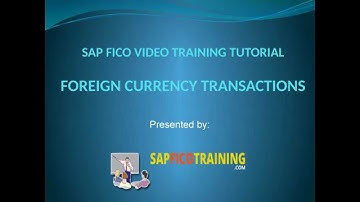SAP FICO Training Tutorial - Foreign Currency Transactions