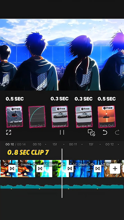 How to make an attack on titan anime amv edit tutorial on Capcut pro #aot #amv #attackontitanedit