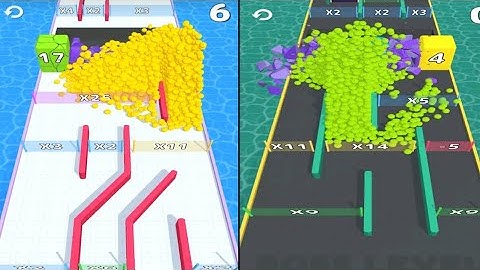 Balls Fall 3D 🏐🥎 Gameplay Walkthrough Android, ios level 1-4