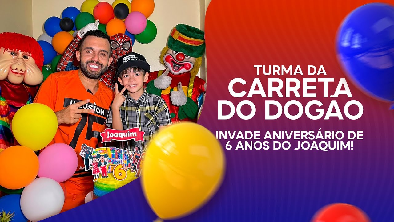 FOFÃO DA CARRETA DA ALEGRIA DANÇANDO EM FESTA DE ANIVERSÁRIO, LIKE