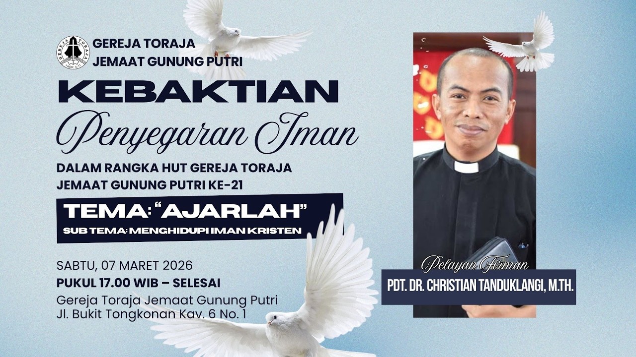 IBADAH KPI HUT JGP KE-21 - 7 MARET 2026 | GETOR JGP