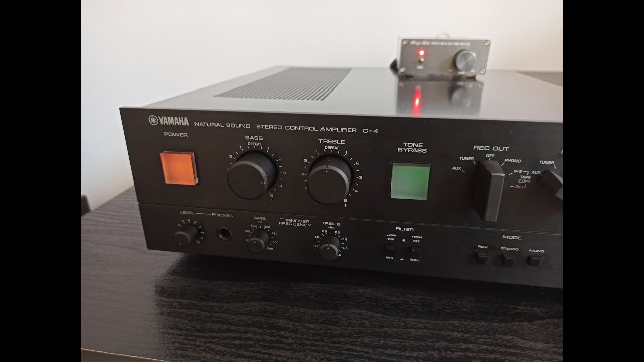 Yamaha Natural Sound Stereo Control Amplifier C-4 Repair / Restoration