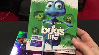 Ok the disney movie club first haul has arrived! let's dig through
some classic pixar films on blu-ray and see what else is in box from
mouse! ...
