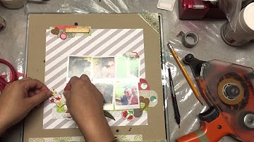 Scrapbook Process Video - Technique #1 : Clustering Elements
