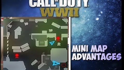 "WW2 MINI MAP ADVANTAGES!" COD WW2 TIPS AND TRICKS #5