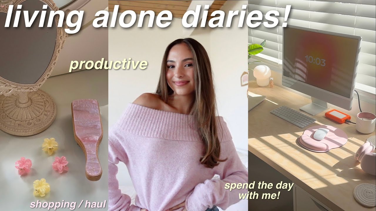 LIVING ALONE DIARIES 🫶🏼 productive day in my life as a college student ...