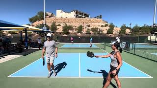 Mixed Doubles 3.5 35+ Gold Medal Match Pickleball with Come Around from Back Draw, best 2 of 3 to 11
