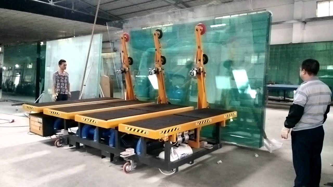 WL4323 Three arms Multi functional Glass CUtting Table video 4