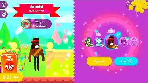 Bowmasters - All Characters Unlocked Gameplay