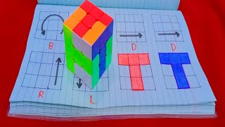 How To Make  Six T  Pattern on 3x3 Rubik'sCube || Step By Step || Tutorial Without Algorithm ||