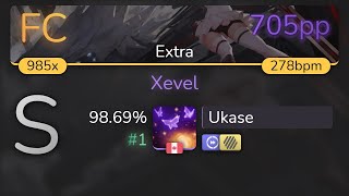 Ukase Tatsh - Xevel Extra Hddt 98.69% 705Pp Fc - Osu