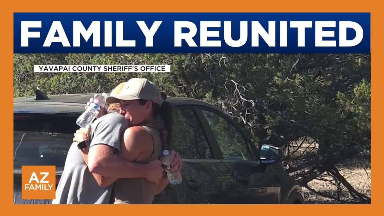 Hiker reunited with family after missing for 4 days - YouTube