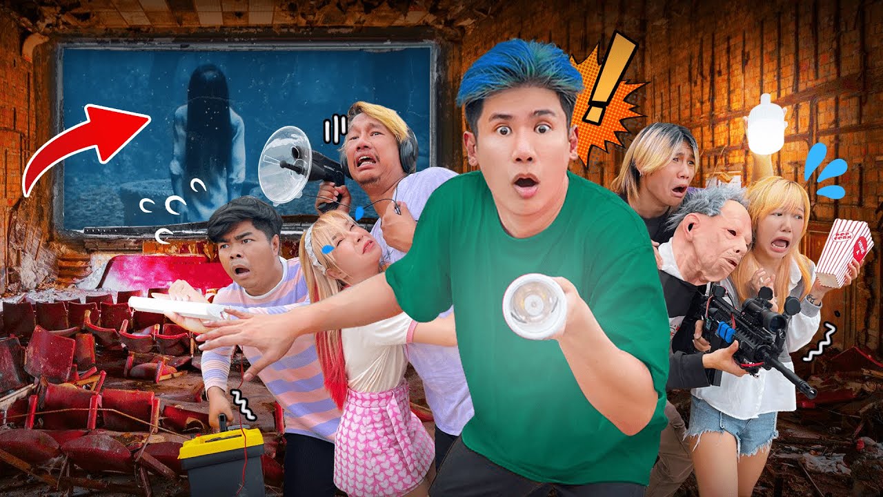 ผมพาเพื่อนๆไปดูหนังผี..ที่โรงหนังร้าง!! (ดูผีปลอมแต่เจอผีจริง!)