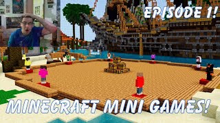 INSANE 2v1 CLUTCH! SURVIVAL GAMES IS BACK! Minecraft Mini Games Episode 1!