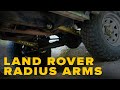 How to install land rover front radius arms