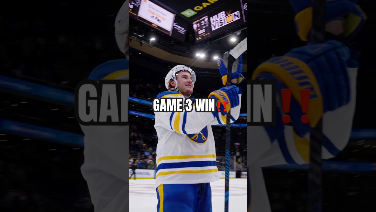 DUBS IN BOSTON! #nhl #hockey #stanleycup