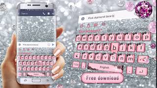 Pink diamond keyboard screenshot 1