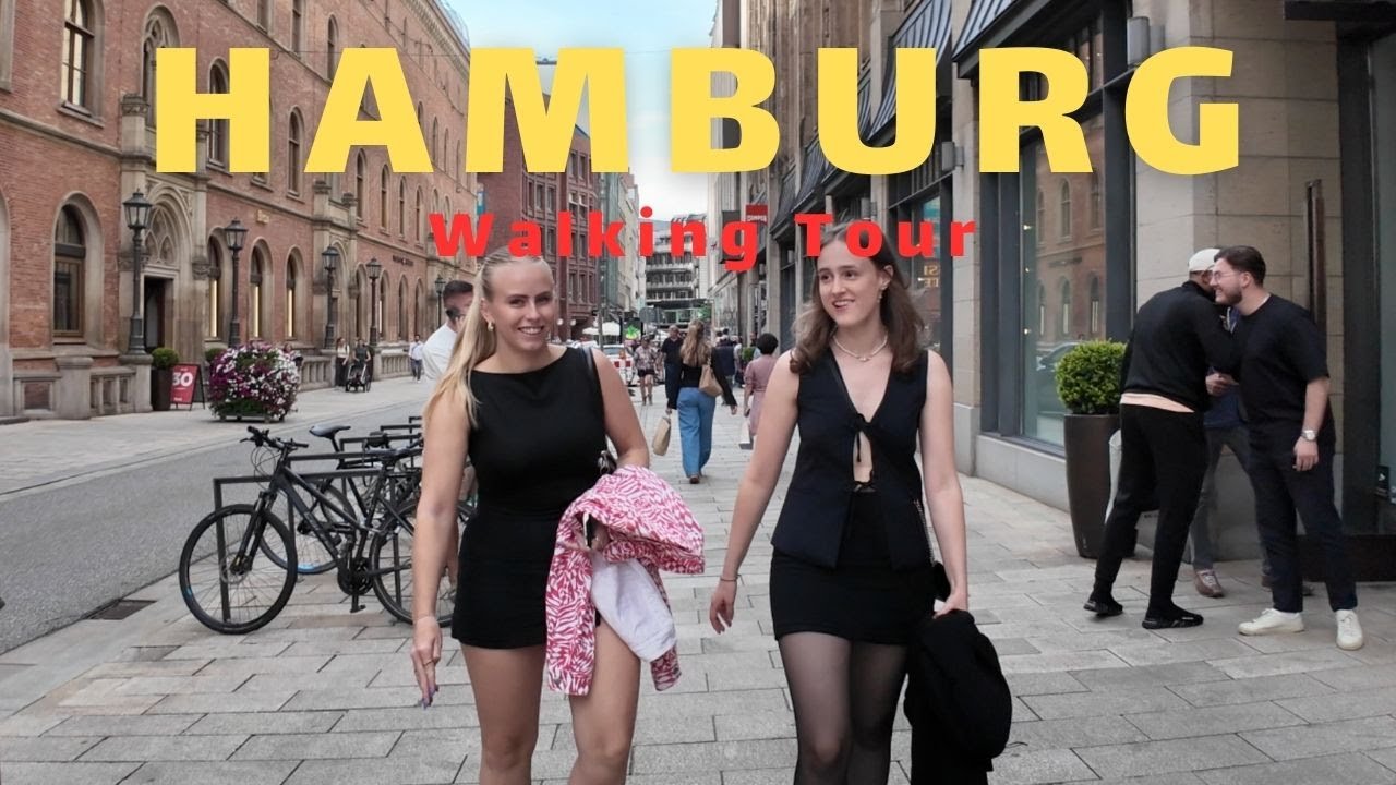 A Beautiful day in Hamburg, Germany🇩🇪 Walking tour 2025 | 4K 60fps | with Captions