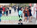 Cambodia relaxing 4k walk  phnom penh city walking tour 2024