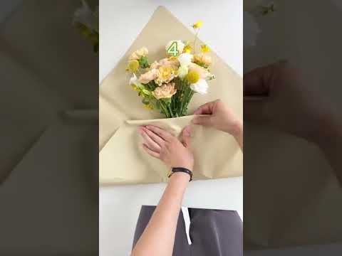 5 Ways To Wrap A Bouquet