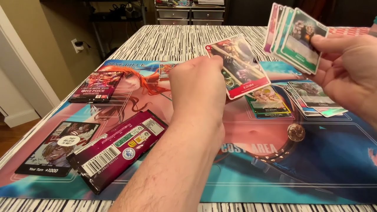 One Piece OP-11 A Fist of Divine Speed multi booster pack rip!