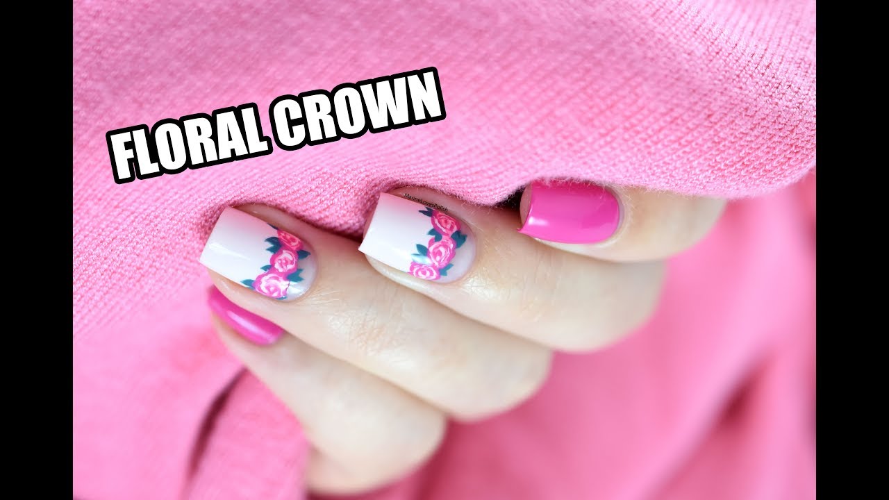 4. "Cute and Simple Crown Nail Design for Everyday Wear" - wide 10