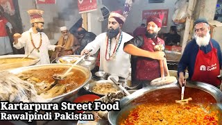 KARTARPURA FOOD STREET in Every Night | Siri Paye, Mutton Chanay, Lassi in Rawalpindi Pakistan