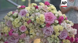 Flowers Are Placed On The Walk Of Fame Star Of Actress-Singer Della Reese