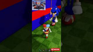 POMNI ESCAPES EVIL SONIC EXE PRISON RUN… 😱💀 (Roblox Obby)