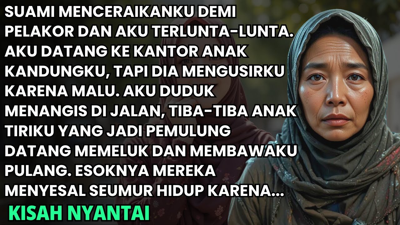 DIUSIR SUAMI DAN JADI GELANDANGAN—ANAK KANDUNGKU YANG BOS MALU, TAPI ANAK TIRIKU YANG PEMULUNG