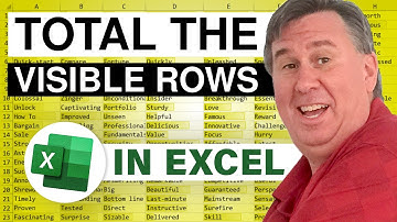Excel How To Sum Only Visible Cells When Filtering In Excel - Episode 350