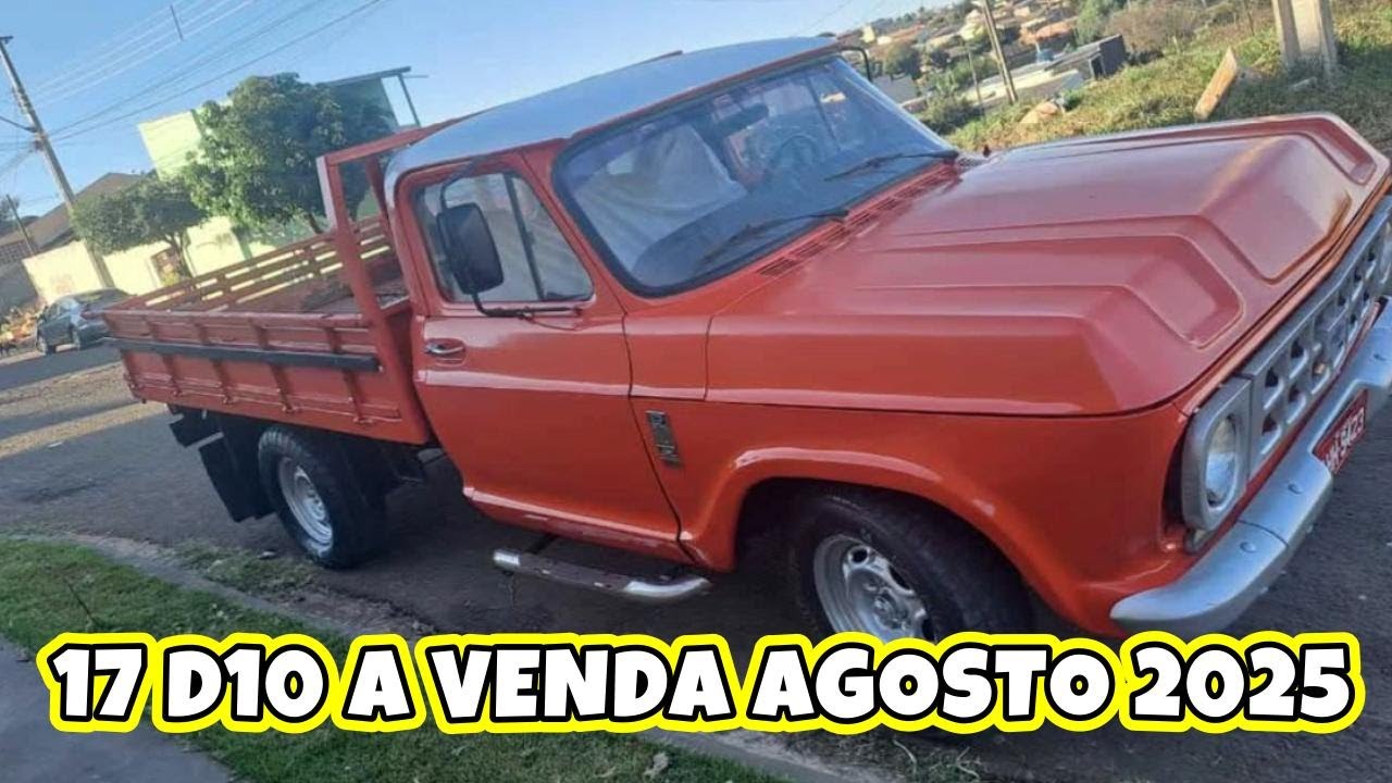 17 CHEVROLET D10 PARA VENDER EM AGOSTO 2025 VEJA AQUI DETALHES NO VÍDEO