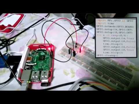 Raspberry Pi 2 Led Python v2